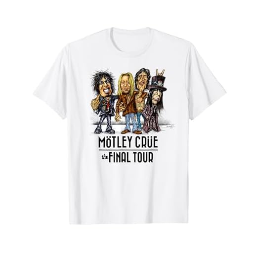 Mötley Crüe – The Final Tour Caricature Tシャツ