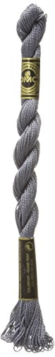 Hilo algodón perlado DMC tamaño 5 27.3 yd gris acero miniatura 1