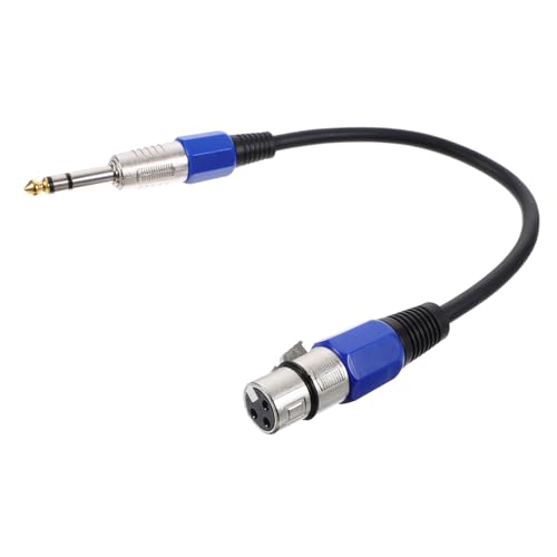 KICHOUSE 2pièces Adaptateur XLR vers Jack Mâle Câble Adaptateur pour Microphone Audio Stable Et Claire