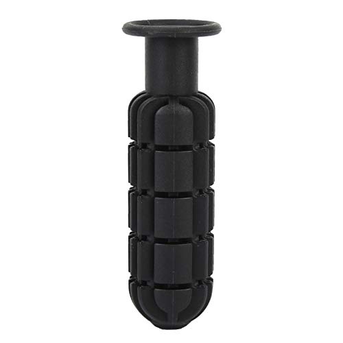 8PCS Table Football Replacement Handles, Foosball Table Parts, Black Plastic Foosball Grips for 0.5inch Foosball Rods, Football Table Spares