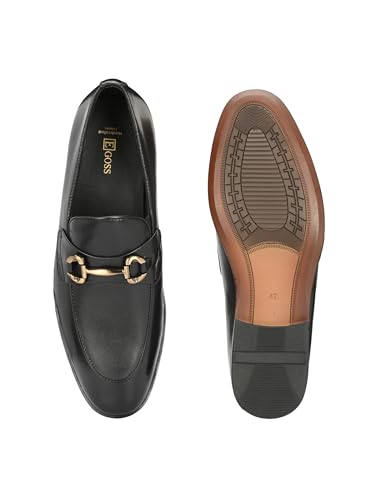 Image of egoss Genuine Leather Loafer Formal Shoes for Men-22601