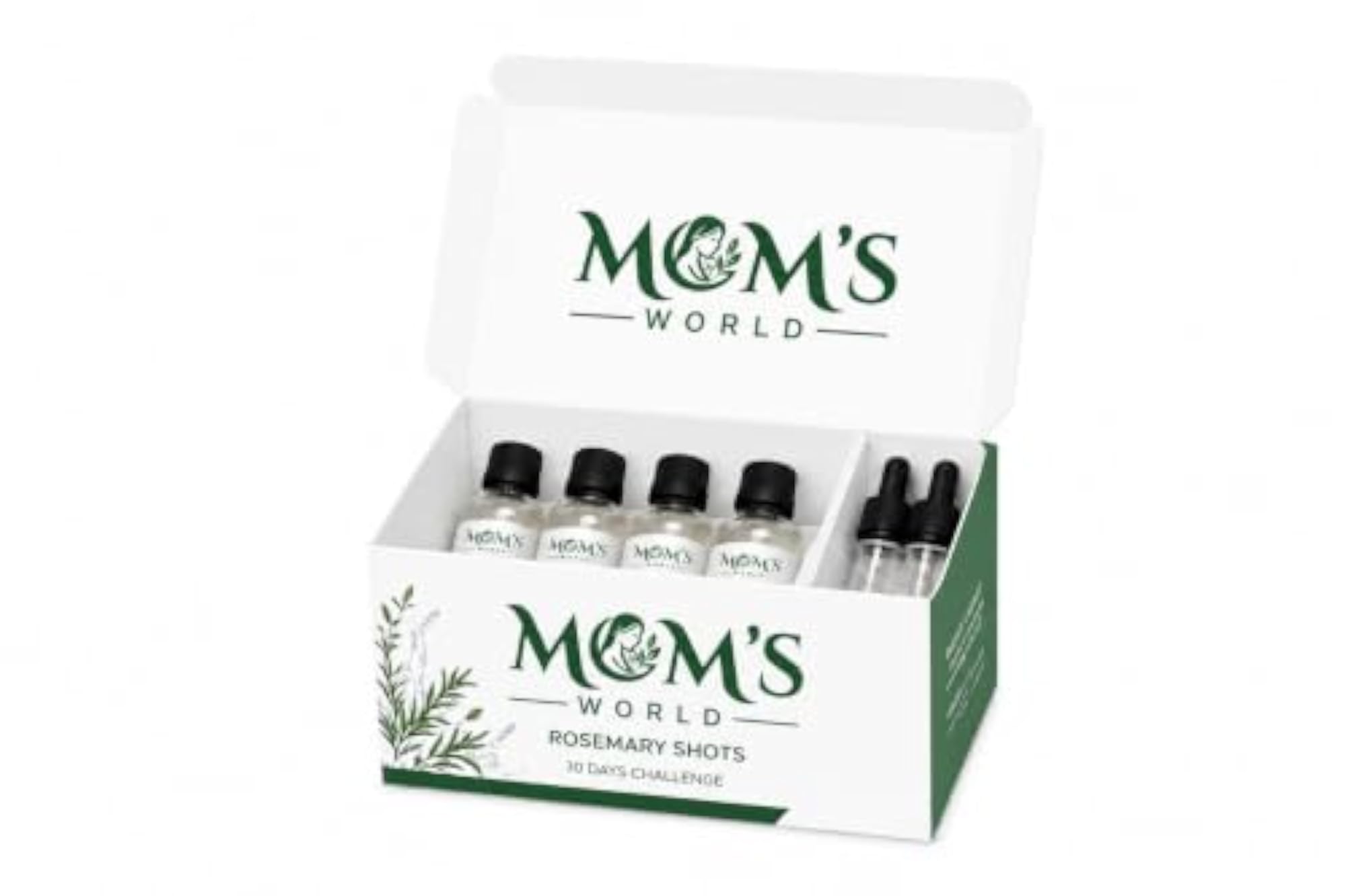 Mom's Rosemary Oil Shots for Hair Growth