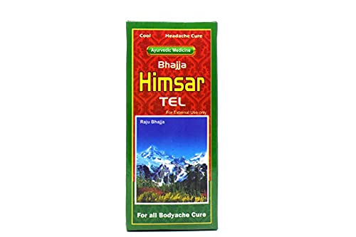 BHAJJA HIMSAR Ayurvedic Hair Oil with Natural Herbs 100 M.L. Pack of 2