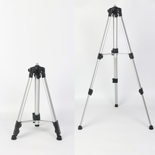laser level pole with an electric rotating base 13.8 foot/4.2M laser pole mount with47.24 inch tripod 1/4 and 5/8 interfaces are universal Bottom with telescopic rod by FENORGAN - Used condition - Image 8
