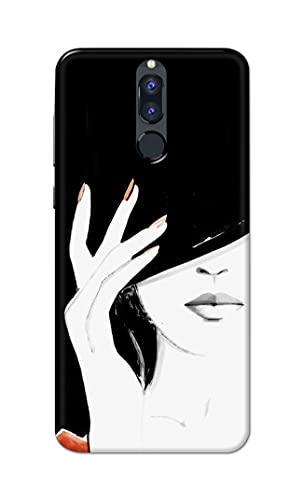 Image of PRINTFIDAA Photo of Beautiful Girl Hard Back Cover for Huawei Mate 10 Lite /Huawei Nova 2i / Huawei Honor 9i Back Cover -(P6) KAT1005