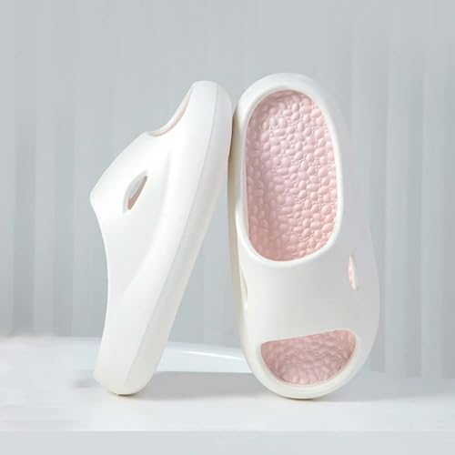 ERWOQ ​​Zapatillas de baño de Plataforma Gruesa para el hogar, Sandalias de Suela Suave para Exteriores para Mujer, Chanclas para Mujer, Sandalias de Playa