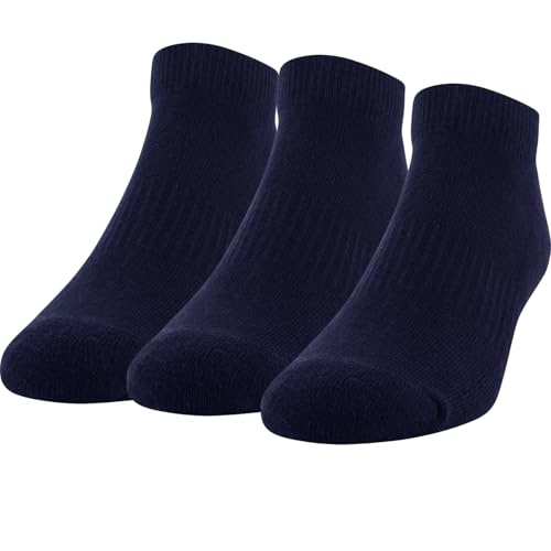 ENCIGER® Men’s Ankle Socks 3 Pairs Cotton & Spandex Low Cut Cushioned Breathable Socks