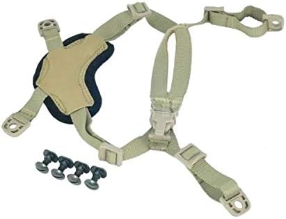 DLP Tactical 4 Point Heavy Duty X Suspension System for ACH/MICH/Fast/Crye AirFrame and Similar Combat Helmet