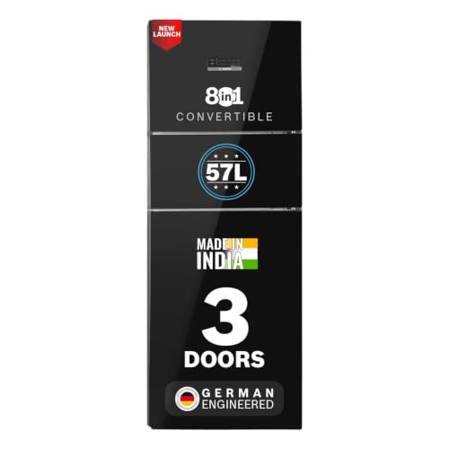 Image of Bosch 335L Max Flex,3 Star,8 in 1 Convertible,Vario Inverter,Frost Free Triple Door Refrigerator,Black Pearl (CMC36K23VI)Interactive Display|18 Hrs Cooling Retention|Adaptive UI|Vita-Fresh Technology