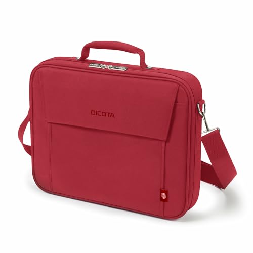 Maletín para portátil de 14-15,6 pulgadas DICOTA Multi Base ligero y acolchado, rojo