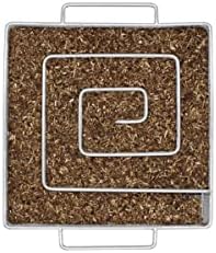 ProQ® Cold Smoke Generator with Starter Pack for Food Smoking, Long-lasting Cold Smoker, Maze Smoker for Cold Smoking, Outdoor Smokers for any BBQ or Cabinet, Small (Tealight & Sawdust Included)