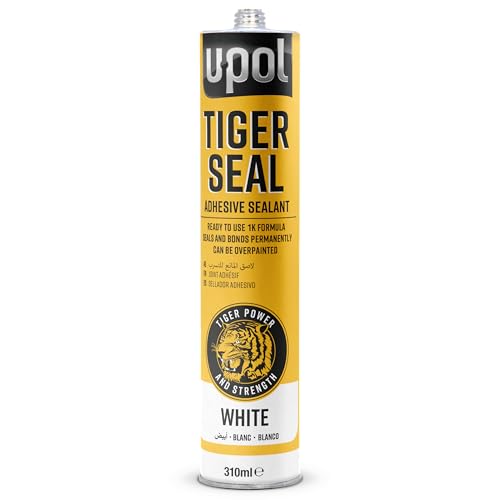 U-POL Tiger Seal TIG/BW Polyurethane Adhesive Sealent - White 310ml Cartridge