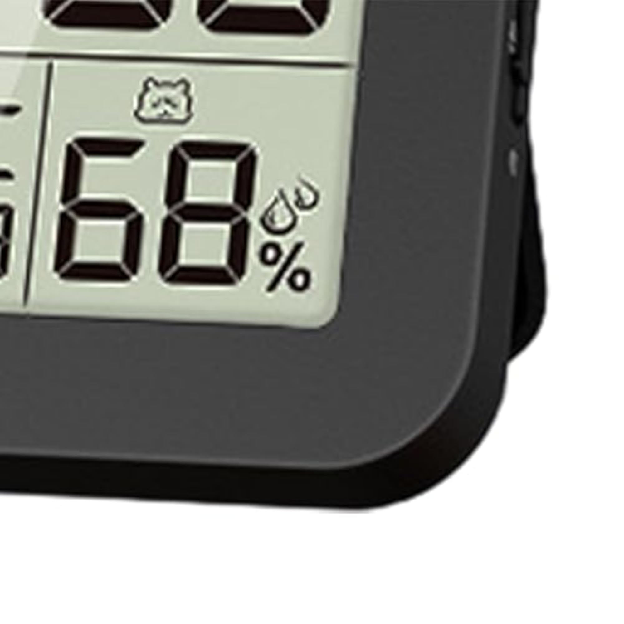 Waterproof Digital Bathroom Clock Shower Timer, Black