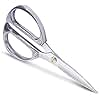 Newness Kitchen Scissors, Stainless Steel Duty Kitchen Shears for Chicken, Beefs, Poultry, Fish, Meat, Vegetables, Stainless Steel Scissors with Non-Slip Easy Grip Handles for House Daily Use