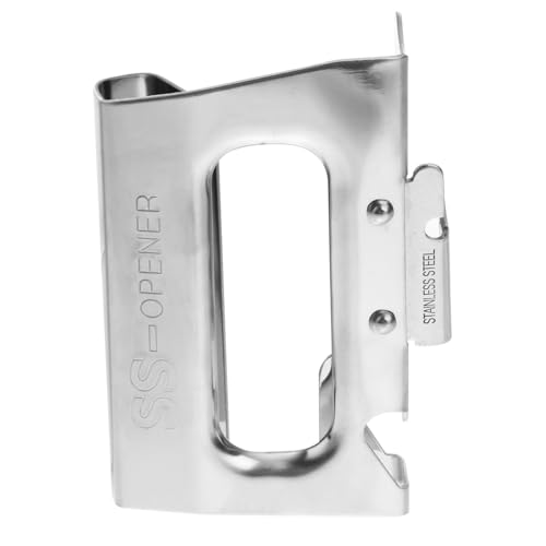 BEBEMOKO 1 Pieza Abrebotellas Multifuncional Inoxidable Práctico y Resistente Herramienta para Cerveza y Otros Botes Cocina