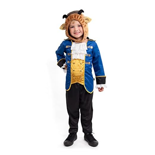Little Adventures Child Beast Costume (X-Large Age 7-9) - Machine Washable Child Pretend Play and Party Costume