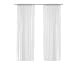 2 Panels Sheer Lace Curtains 110"x98" each Great Indoor Outdoor Porch Wedding White