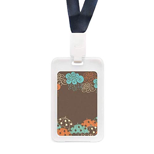 Parapluie avec motif nuage et pluie transparent en cloche pour adulte