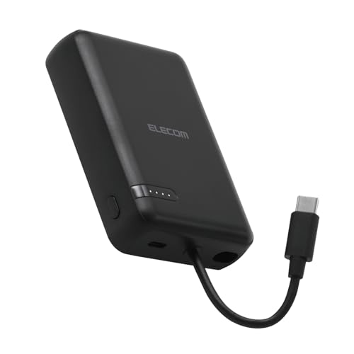 Amazon | エレコム モバイルバッテリー リチウムイオン電池 10000mAh