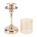 Restokki Golden Romantic Candlestick Holders Taper Candle Stand, Golden French Centerpiece Candlelight Dinner Decorative for Wedding