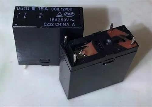 Relé 4 pines DG1U 16A 12VDC con alta capacidad de carga