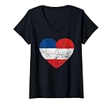 Peru France Flag Pride Family Vintage Apparel
