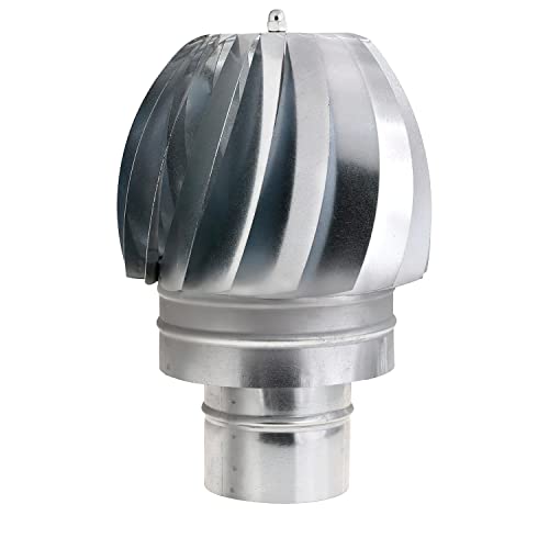 WOLFPACK LINEA PROFESIONAL - Sombrero Extractor Galvanizado para Estufa, Chimenea, Extracción de Humos, Para tubo Ø 100 mm.