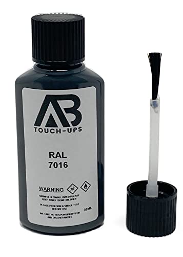 RAL 7016 ANTHRACITE GREY PAINT TOUCH UP BOTTLE BRUSH 30ML