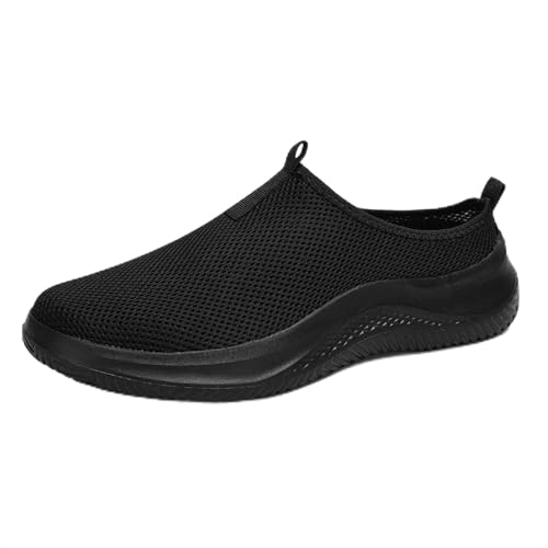 2025 Zapatillas Casual para Hombre de Deporte Slip On Ligeros Transpirables Playa Zapatos Casuales Malla Trekking Tenis Fitness Jogging