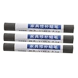 TOPPERFUN 3stücke Möbelreparatur-wachsstifte Holzkitt Für Kratzer Beschädigungen Und Nagellöcher An Tischen Schränken Böden Und Türen in Verschiedenen Farben Einfach Anzuwenden Und Langlebig