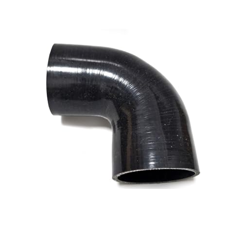 Image of ID 2.5'' 90 Degree Elbow Coupler Hose Silicone 4-Ply Reinforced Turbo Intercooler Intake Piping Hoses High Temp (ID 2.5 inch (63mm))