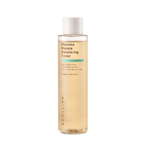 [Ecolline] �}�k�J�}�����o�����V���O�g�i�[ 200ml�b�q�����p ��_�� ���ϐ��bEWG�F�� �V�R�R�� �I�[�K�j�b�N�����bManuka Marula Balancing Toner