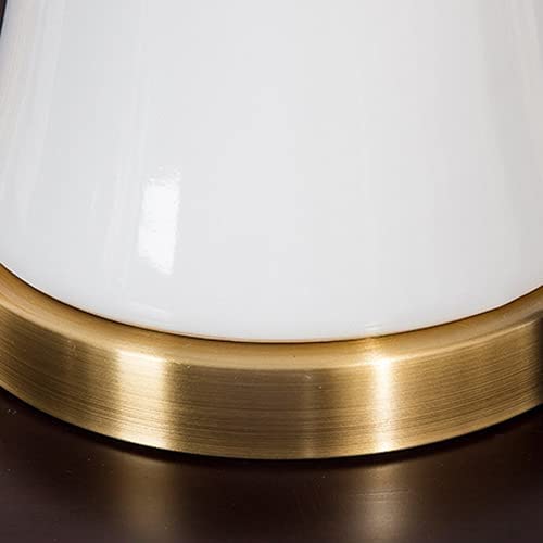 Mdrbb Table Lamps,Led Reading Lamp Lighting Study Lamp Ceramic Cloth Gold-Plated Suitable For Living Room, Study Room, Bedroom, Coffee Shop E27 Bedside Decoration Night Light #TOP4