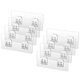 muahmuah 8 Stück Dusch Caddy Klebe Ersatz Stark Klebende Aufkleber Haken für Eck Dusch Caddy...