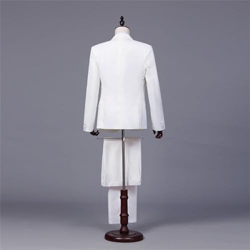 One Button Slim Fit Formal Tuxedo Suits Tuxedo Suit for Dinner Prom Wedding Men's 3 Piece Solid Formal Suit4