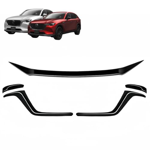 【Aobexalt】「マツダ CX-60 CX60 KH系 2022年〜」に対応 ピアノブラック色 フロントグリルガード グリルパネル ボンネットカバー 外装アクセサリー カーパーツ セット