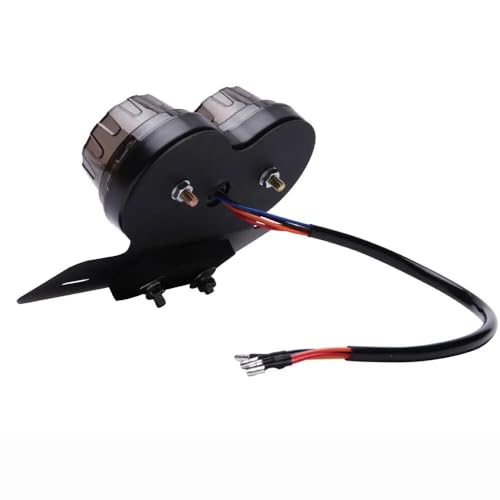 Piloto trasero universal de moto custom 12V lámpara de freno