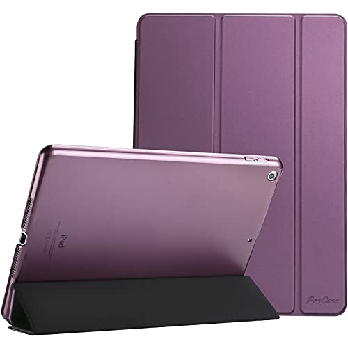 ProCase iPad 9.7"(���^�j�P�[�X �X�}�[�g ���X���� �X�^���h �t�H���I�ی�P�[�X �������t���X�g �o�b�N�J�o�[ �Ή��@��FiPad 9.7" ��6���� 2018 / ��5���� 2017 - �p�[�v��