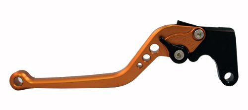 Motobrackets standard 4" GOLD adjustable clutch lever for Kawasaki 2000-2004 ZX6R / ZX636R / ZX6RR, 2005-2007 ZZR600, 2000-2003 ZX9R, 2004-2005 ZX10R, 2000-2005 ZX12R, 2003-2006 Z1000, 2005-2006 ZX636R / ZX6RR