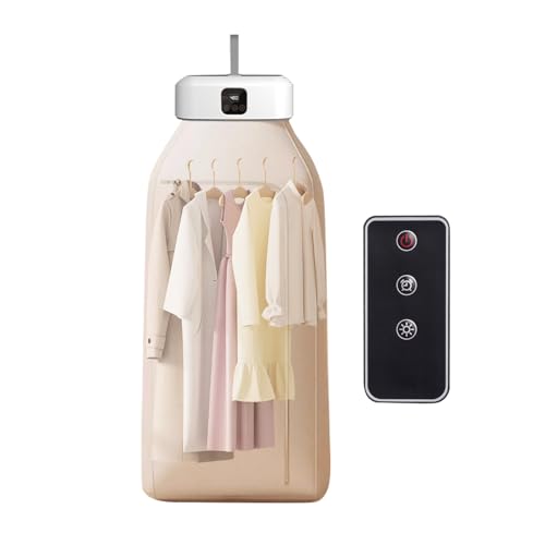 Secadora eléctrica de ropa - Secadora de ropa - Secadora de viaje con función de temporizador, secadora plegable para autocaravanas, viajes, dormitorio, hogar, ropa, ropa interior