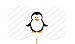 Andaz Press Birthday Cupcake Toppers DIY Party Favors Kit, Arctic Penguin, Double-Sided, 18-Pack