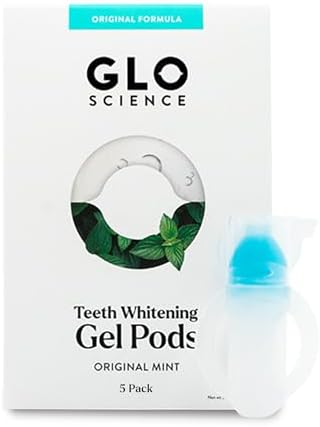 GLO Science Teeth Whitening Gel Pods – Safe, Effective Whitener w...
