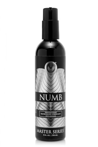 Numb Desensitizing Water Based Lubricant with 3.5-Percent Lidocaine - 8 oz