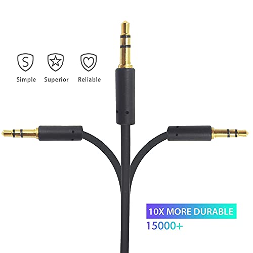 Image of MX RCA Cable AUX to RCA Y Splitter Cable To 2 Rca Stereo Audio Cable PERENT (3.5mm Male to 3.5mm Male Right Angle, 1.5 METER)