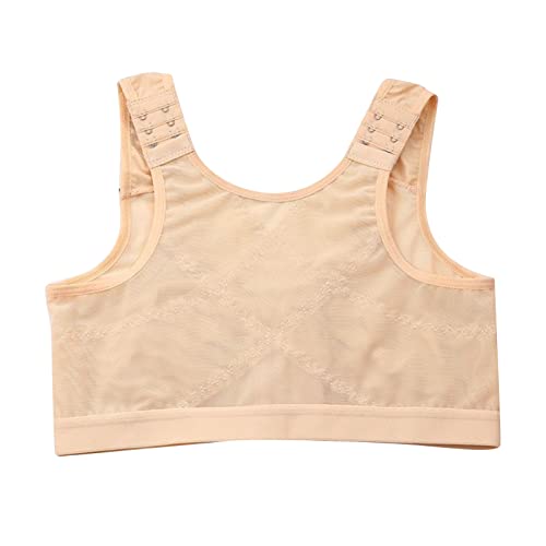 Top deportivo de yoga sin aros OBASDFD que evita rojeces e irritaciones blanco M