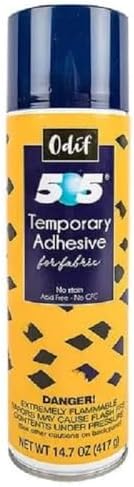 Odif USA 505 Spray and Fix Temporary Fabric Adhesive 14.7 Oz