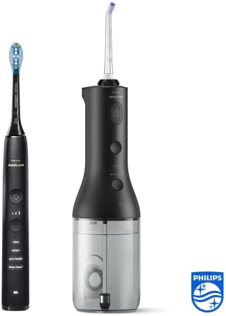 Philips Sonicare HX3866/43 Szczoteczka Soniczna, Czarny, 2 Sztuki