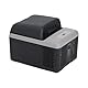 Alpicool C12PT 12L Kühlbox 12v Mini Kühlschrank Elektrische Kompressor Auto kühlschrank Camping Gefrierbox Klein Tragbare für Auto, LKW, Boot, RV (schwarz)