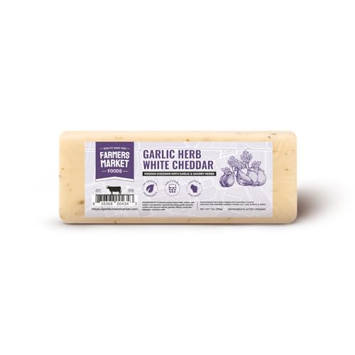 Farmers Market Garlic Herb White Cheddar