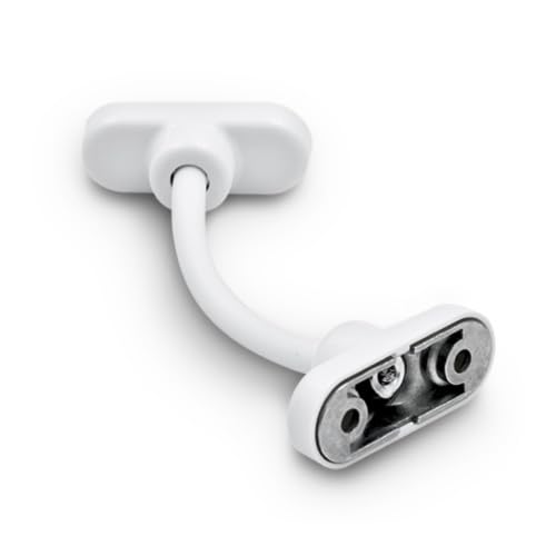 TSS Fixed Cable Window Restrictor – Child Safety Window Lock for uPVC, Wooden, Aluminium & Metal Windows – Fixed 20cm Steel Cable Restrictor for Secure Restricted Opening – Window Safety Lock for Kids